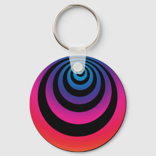 Porte-clés Porte - clé hypnotique violet