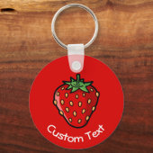 Porte-clés Porte - clé Icône fraise (Recto)