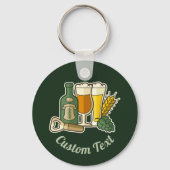 Porte-clés Porte - clé Icônes de bière (Recto)