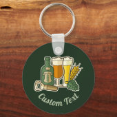 Porte-clés Porte - clé Icônes de bière (Recto)