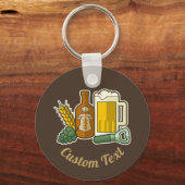 Porte-clés Porte - clé Icônes de bière (Recto)