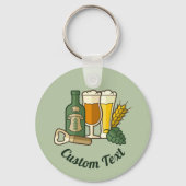 Porte-clés Porte - clé Icônes de bière (Recto)