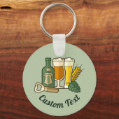 Porte-clés Porte - clé Icônes de bière (Recto)