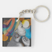 Porte-clés Porte - clé imprimé recto-verso (Dos)