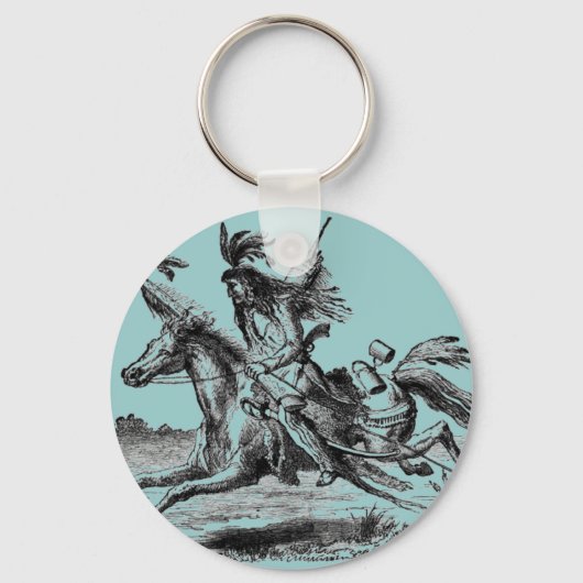 Porte-clés Porte - clé indien de l'équitation (Recto)