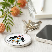 Porte-clés Porte - clé infirmier drôle avec infirmière pingou (Côté)