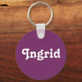 Porte-clés Porte - clé Ingrid (Recto)