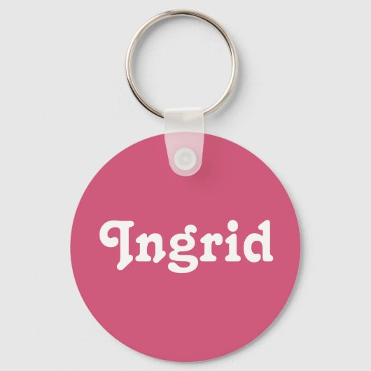 Porte-clés Porte - clé Ingrid (Recto)