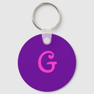 Porte-clés Porte - clé initial "G"
