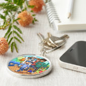 Porte-clés Porte - clé inspirant en soins du cancer (Côté)