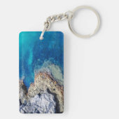 Porte-clés Porte - clé inspiré par l'eau des Bermudes (Dos)