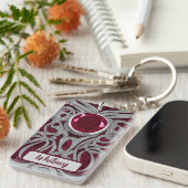 Porte-clés Porte - clé inspiré Ruby et Argent (01) (Devant droit)