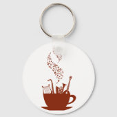 Porte-clés Porte - clé Instruments Et Notes Musicales (Recto)