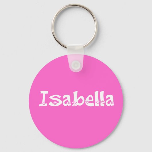 Porte-clés Porte - clé Isabella (Recto)