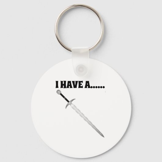 Porte-clés Porte clé J'ai une épée (Recto)