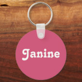 Porte-clés Porte - clé Janine (Recto)