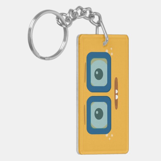 Porte-clés Porte - clé jaune différent de BBSS (Devant gauche)