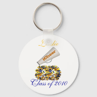Porte-clés Porte - clé jaune et bleu
