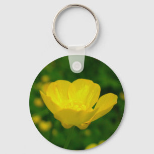 Porte-clés Porte - clé Jaune Fleur sauvage Cadeaux