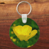 Porte-clés Porte - clé Jaune Fleur sauvage Cadeaux (Recto)
