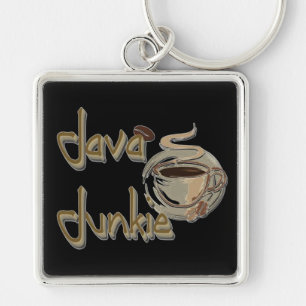 Porte-clés Porte - clé Java Junkie pour les amateurs de café
