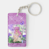 Porte-clés Porte - clé Jeune fille assise (Dos)