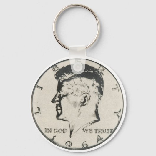 Porte-clés Porte - clé JFK à demi-dollar (Recto)