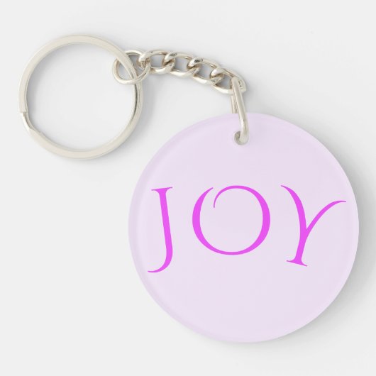 Porte-clés Porte - clé Joie de texte (Devant)