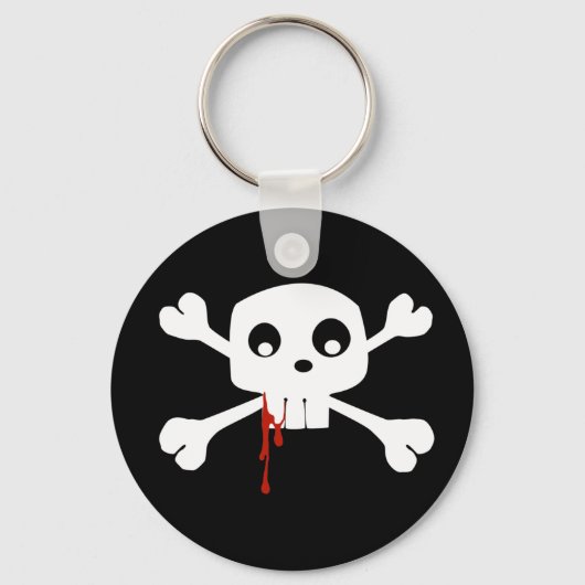 Porte-clés Porte - clé Jolly roger sanglant (Recto)