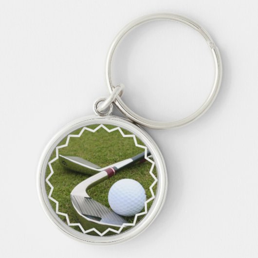 Porte-clés Porte - clé jouant au golf (Devant)