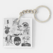 Porte-clés Porte - clé Jw (Dos)