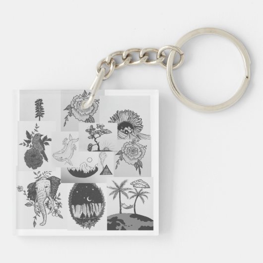 Porte-clés Porte - clé Jw (Dos)