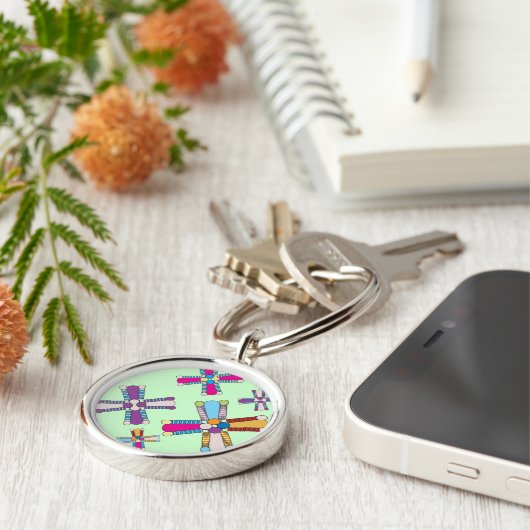 Porte-clés Porte - clé Kaleidoflower (Côté)