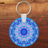 Porte-clés Porte - clé Kaleidoscope rose bleu (Recto)