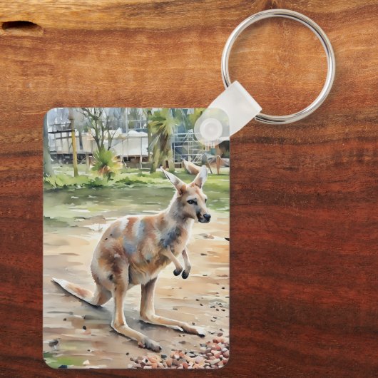 Porte-clés Porte - clé Kangaroo (Verso)