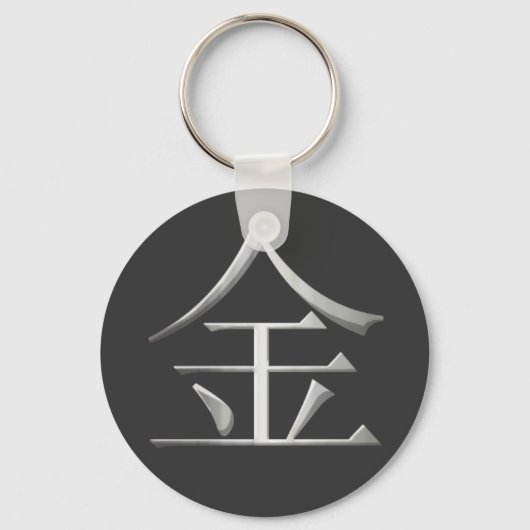 Porte-clés Porte - clé Kanji métal (Recto)