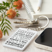 Porte-clés Porte - clé #KindnessIsEverything (Devant droit)