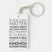 Porte-clés Porte - clé #KindnessIsEverything (Dos)
