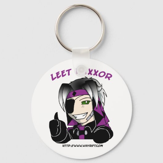 Porte-clés Porte - clé Kip "Leet Haxxor" (Recto)