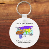 Porte-clés Porte - clé - La fenêtre 10/40 (Recto)