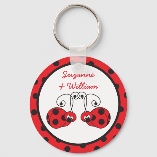 Porte-clés Porte - clé Ladybug Couple (Recto)