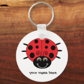 Porte-clés Porte - clé Ladybug personnalisé (Recto)