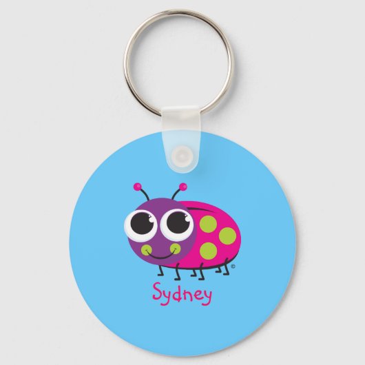 Porte-clés Porte - clé Ladybug personnalisé (Recto)