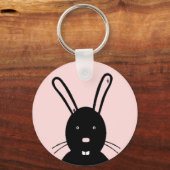 Porte-clés Porte - clé lapin foncé (Recto)