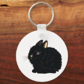 Porte-clés Porte - clé lapin noir (Recto)