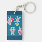 Porte-clés Porte - clé lapins de Pâques (Dos)