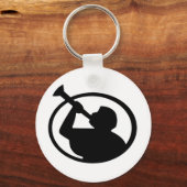 Porte-clés Porte - clé LDS Angel Moroni™ (Verso)