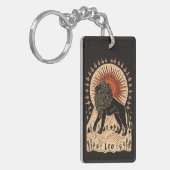 Porte-clés Porte - clé Leo Celestial Zodiac Art (Devant gauche)