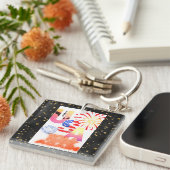 Porte-clés porte - clé "Les USA se lèveront" (Devant Droit)