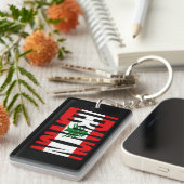 Porte-clés Porte - clé libanais de logo de drapeau (Devant droit)